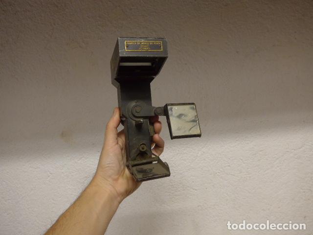 Militaria: Antiguo aparato optica militar de artilleria, goniometro. Fabricado en Lisboa Portugal, para ca&ntilde;on?