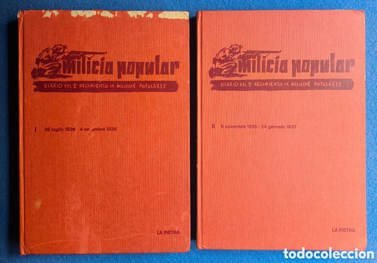 Militaria: MIL&Iacute;CIA POPULAR DIARIO DEL 5&deg; REGIMIENTO DE MILICIAS POUPLARES 1936 - 1937 FACS&Iacute;MIL