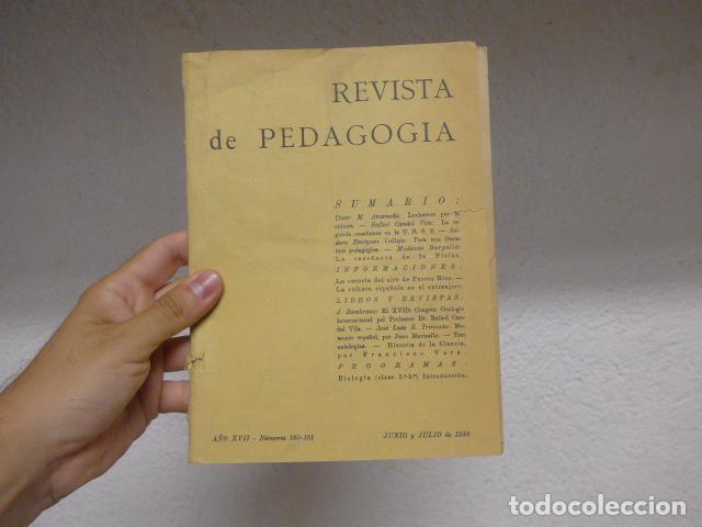 Militaria: Antigua Revista de Pedagogia de 1938, original, catalana republicana. Guerra Civil.
