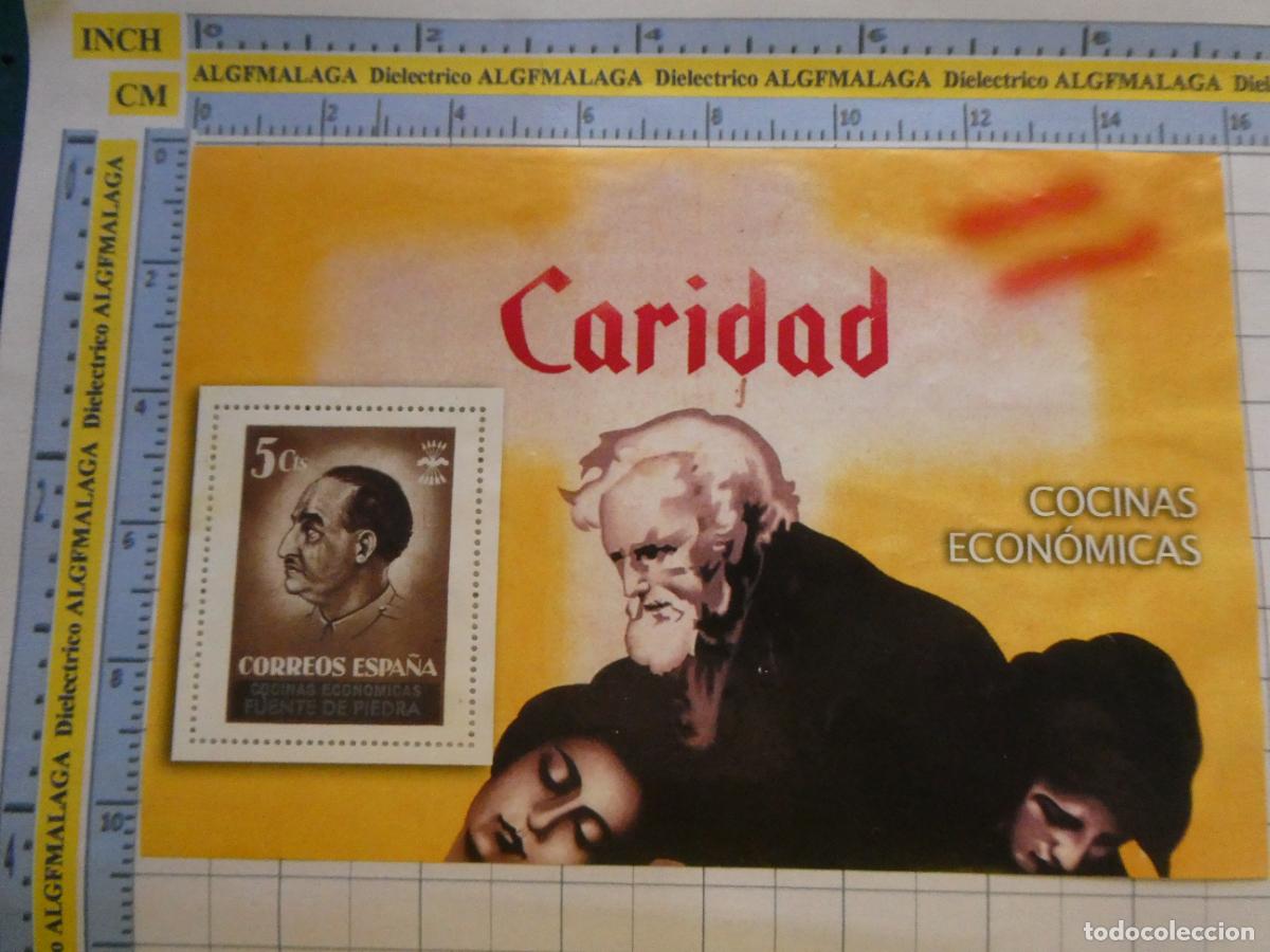 Military Antiques: HOJA BLOQUE POL&Iacute;TICO MILITAR. GUERRA CIVIL ESPA&Ntilde;OLA. SELLOS CORREOS CARIDAD COCINAS ECON&Oacute;MICAS 46