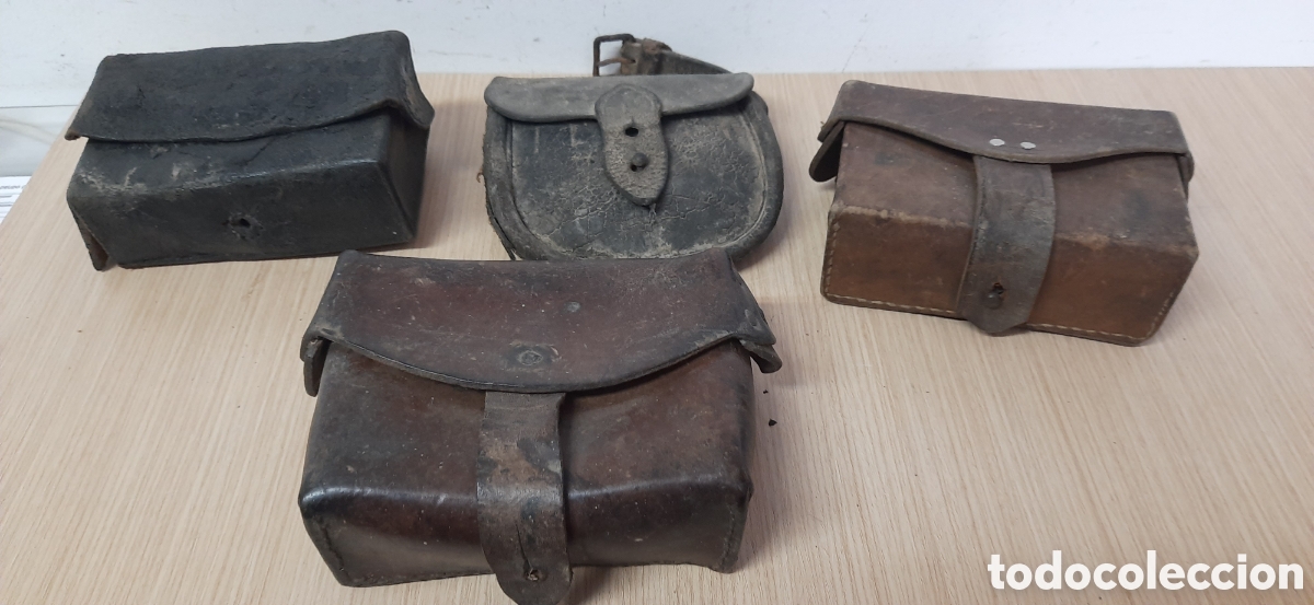 Militaria: Cartucheras utilizadas en la batalla del ebro