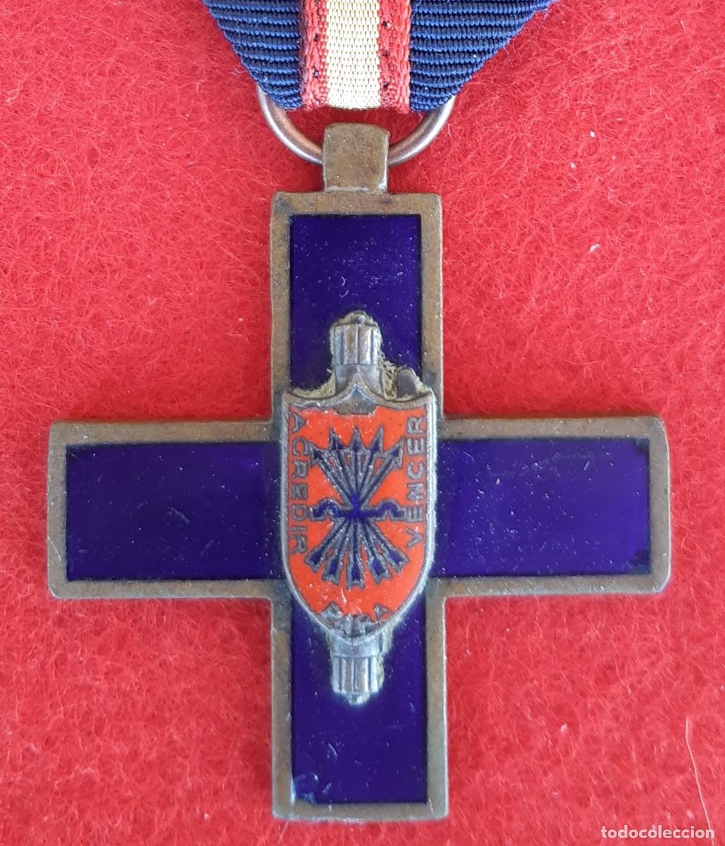 Militaria: CRUZ DIVISION FLECHAS AZULES CTV ITALIANO. GUERRA CIVIL