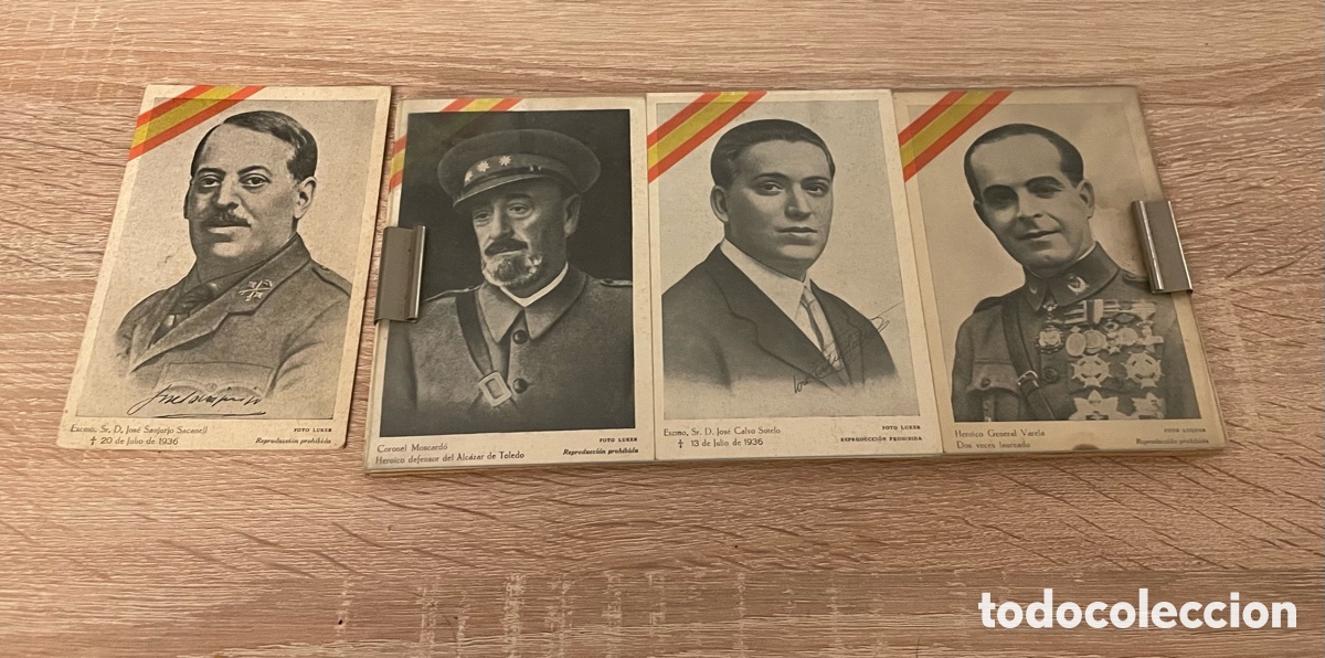 Militaria: Fotografias antiguas generales franquistas