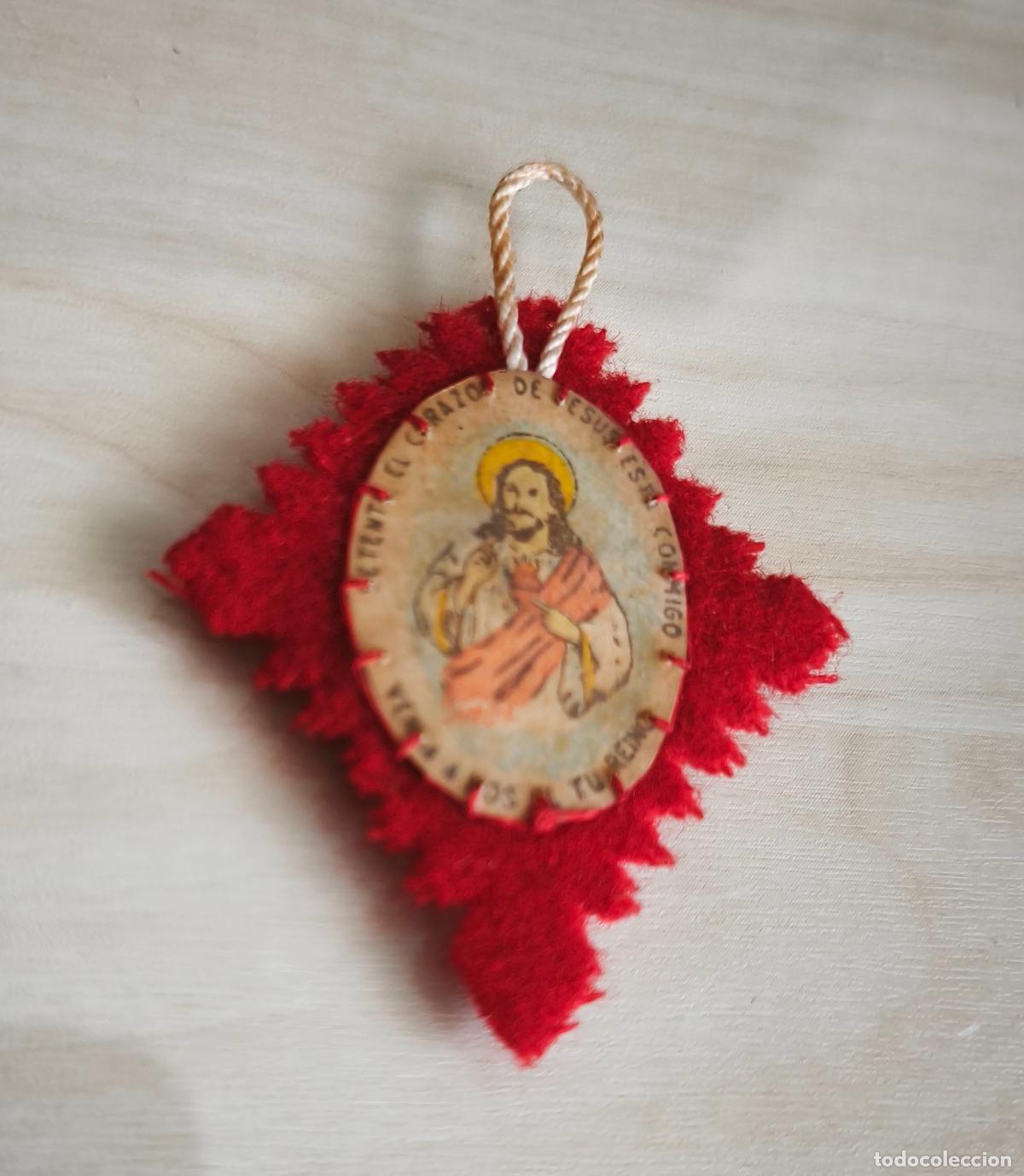 Militaria: Detente bala. Sagrado coraz&oacute;n de Jes&uacute;s. Requet&eacute;.