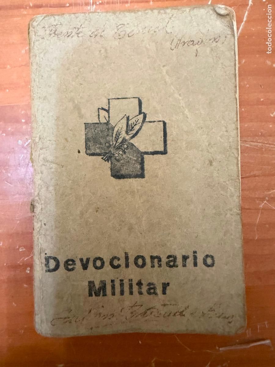 Militaria: Devocionario militar rellenado carros de combate n.2 1938