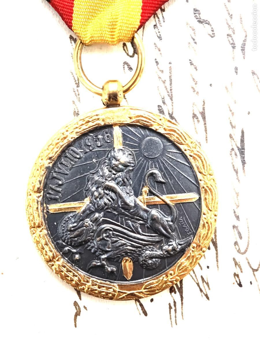 Militaria: Medalla campa&ntilde;a guerra civil. Ega&ntilde;a.
