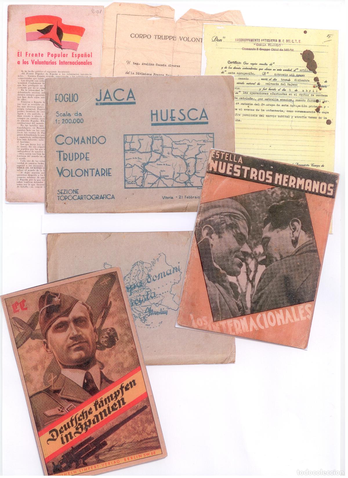 Militaria: CONJUNTO GUERRA CIVIL 1936-1939 (IV)