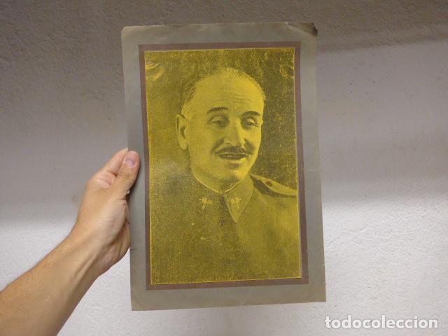 Militaria: Antiguo cartel del general Queipo de llano, original, guerra civil