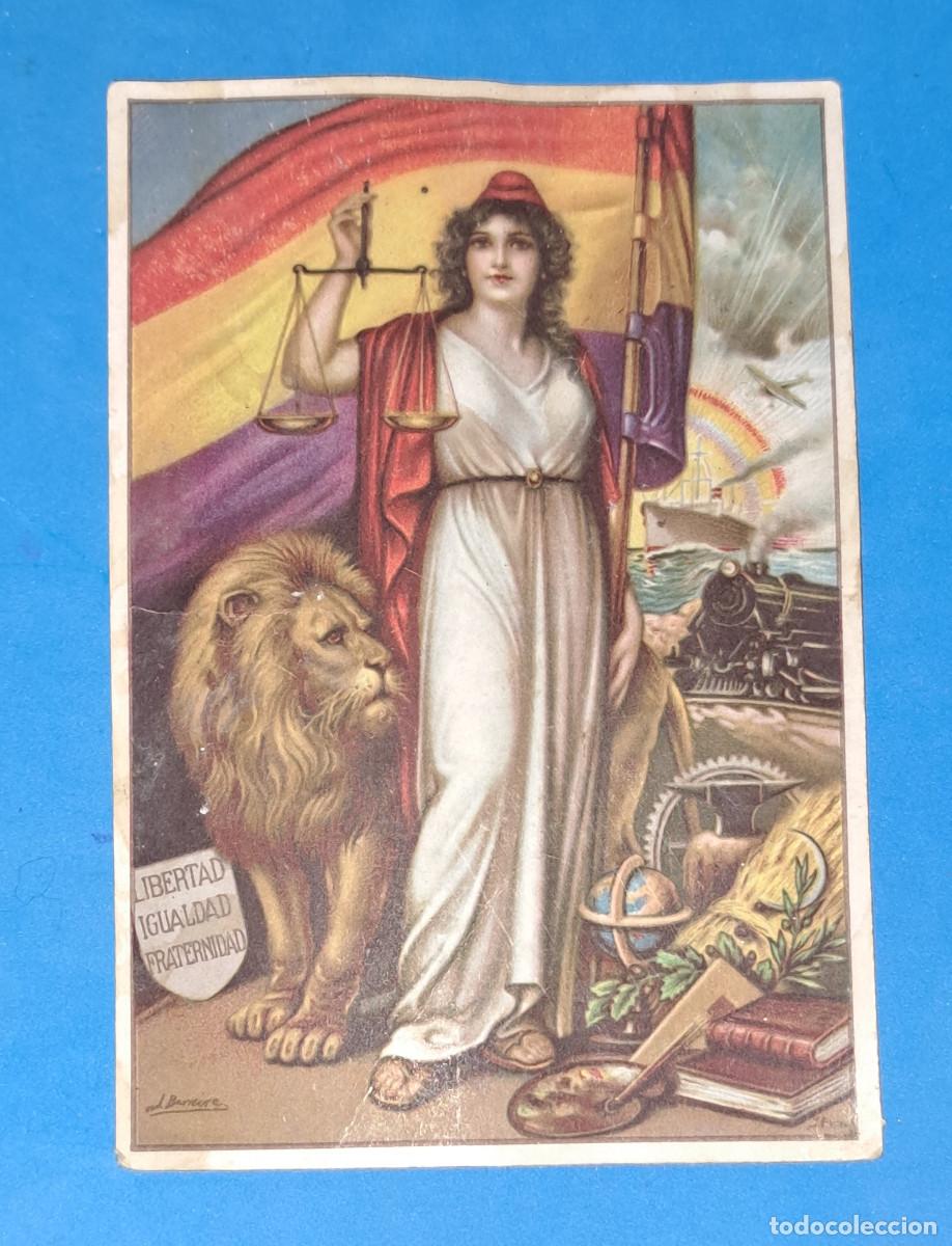 Militaria: GUERRA CIVIL ESPA&Ntilde;OLA - TARJETA POSTAL DE LA REP&Uacute;BLICA- MANDADA DESDE EL FRENTE DE BADAJOZ