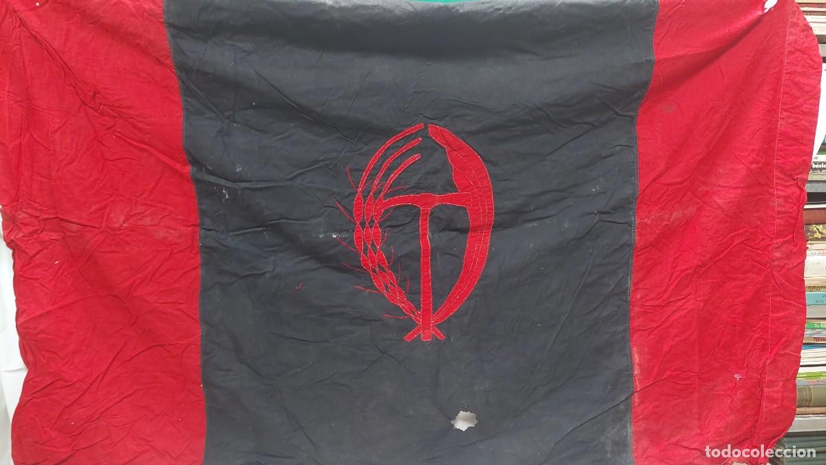 Militaria: Bandera de Falange de Organizaci&oacute;n Nacional Sindicalista guerra civil