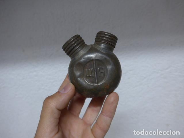 Militaria: Antigua aceitera republicana de mosin nagant ruso de guerra civil, URSS comunista.
