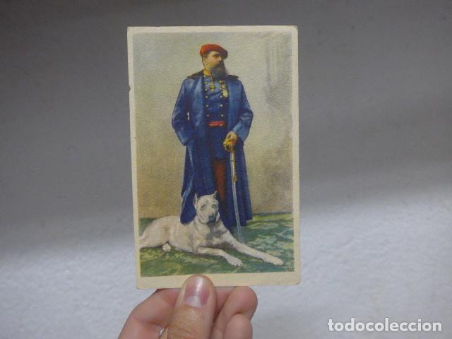 Militaria: Antigua postal original carlista de guerra civil, con Carlos VII