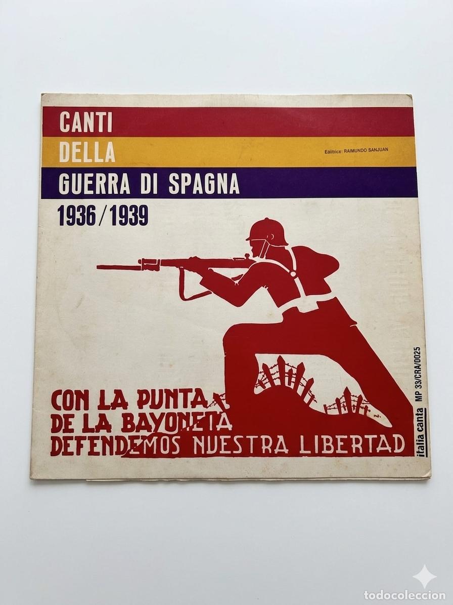 Militaria: Disco Vinilo Canti di Guerra Spagna