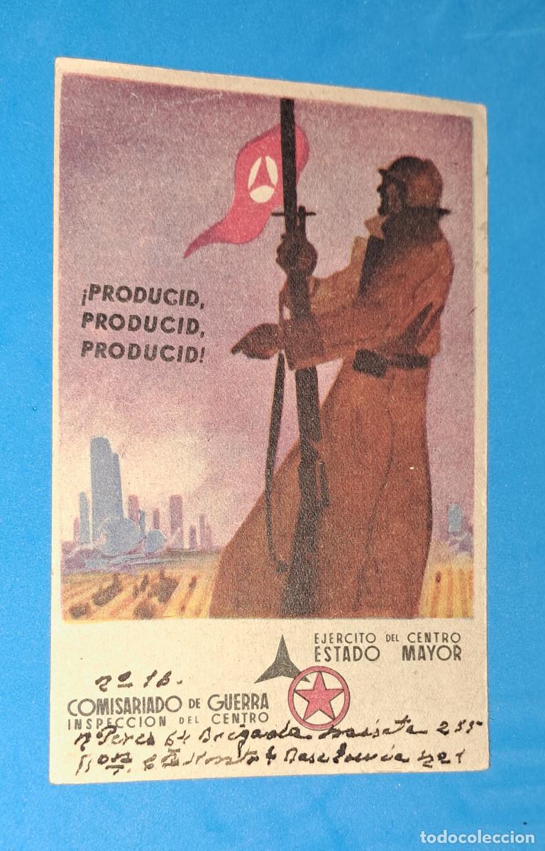 Militaria: TARJETA POSTAL DE CAMPA&Ntilde;A - EN CAMPA&Ntilde;A - 20 AGOSTO DE 1938 - ENVIADA A SONCAR - PINOSO ( Alicante )