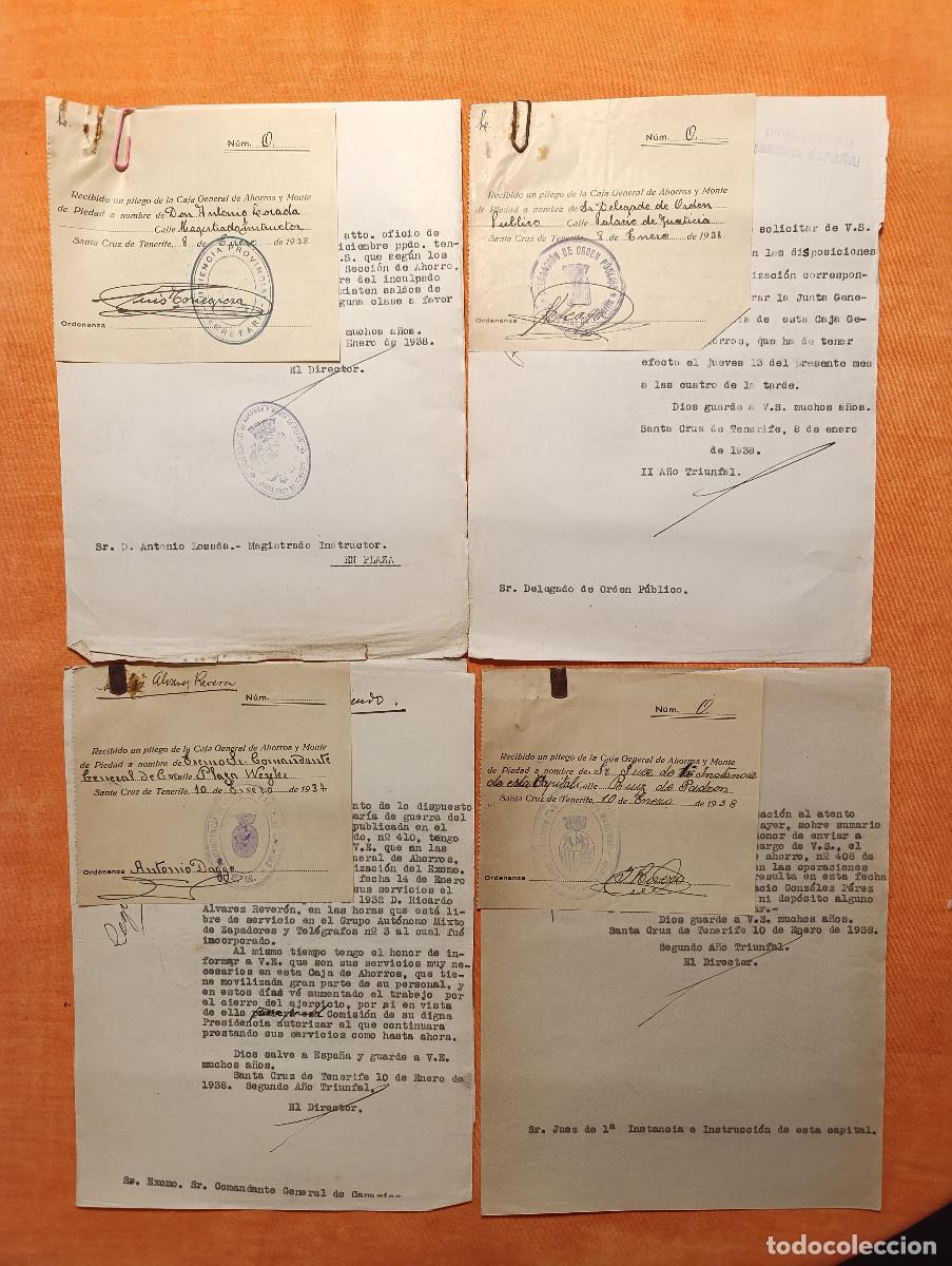 Militaria: 1938 GUERRA CIVIL. LOTE DOCUMENTOS ORDENADOS POR N&Uacute;MEROS Y FECHAS - GUERRA CIVIL ESPA&Ntilde;OLA. AZ-02