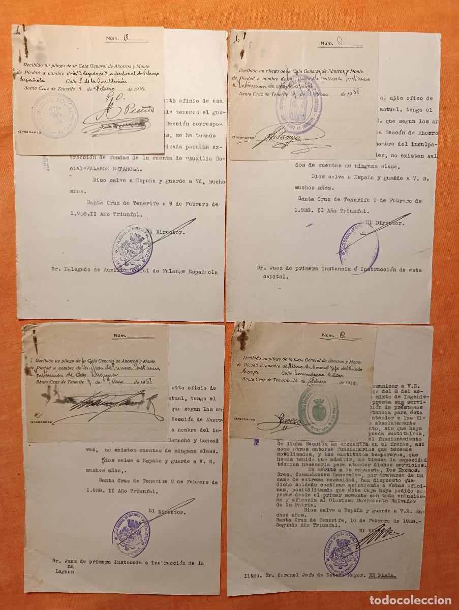 Militaria: 1938 GUERRA CIVIL. LOTE DOCUMENTOS ORDENADOS POR N&Uacute;MEROS Y FECHAS - GUERRA CIVIL ESPA&Ntilde;OLA. AZ-14