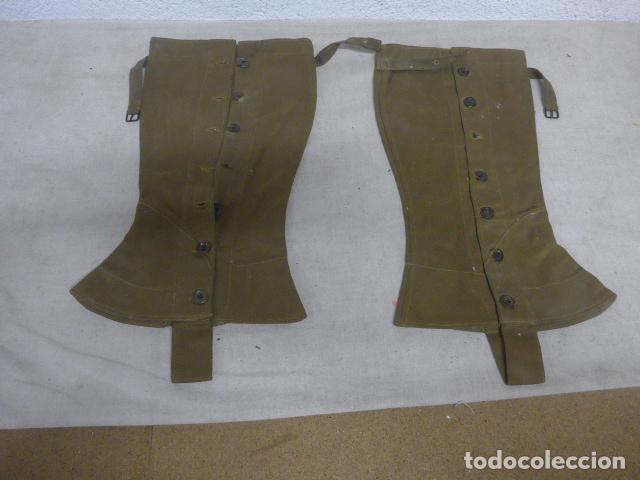 Militaria: Antiguas polainas de tela originales, Guerra de Africa, Alfonso XIII a guerra civil