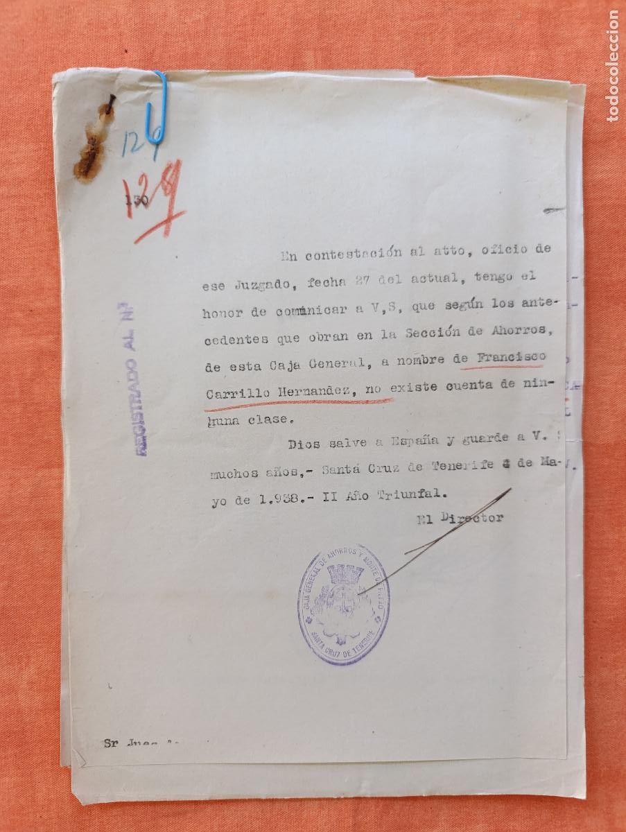 Militaria: 1938 GUERRA CIVIL. LOTE DOCUMENTOS ORDENADOS POR N&Uacute;MEROS Y FECHAS - GUERRA CIVIL ESPA&Ntilde;OLA. NE-07