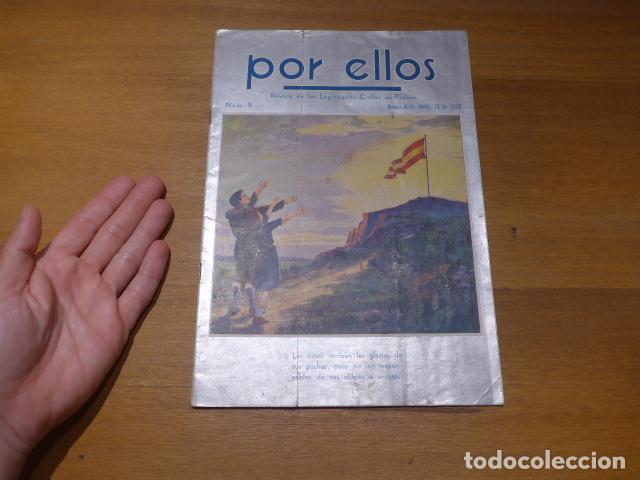 Militaria: Antigua revista de guerra civil de Buenos Aires de 1938, A por ellos, Legionarios civiles de Franco.