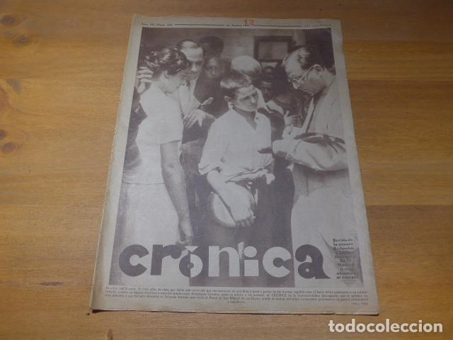 Militaria: Antigua revista Cronica republicana original de 22 de agosto de 1937, guerra civil.