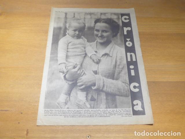 Militaria: Antigua revista Cronica republicana original de 26 de diciembre de 1937, guerra civil.