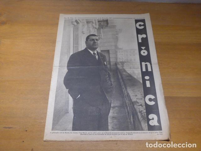 Militaria: Antigua revista Cronica republicana original de 12 de diciembre de 1937, guerra civil.