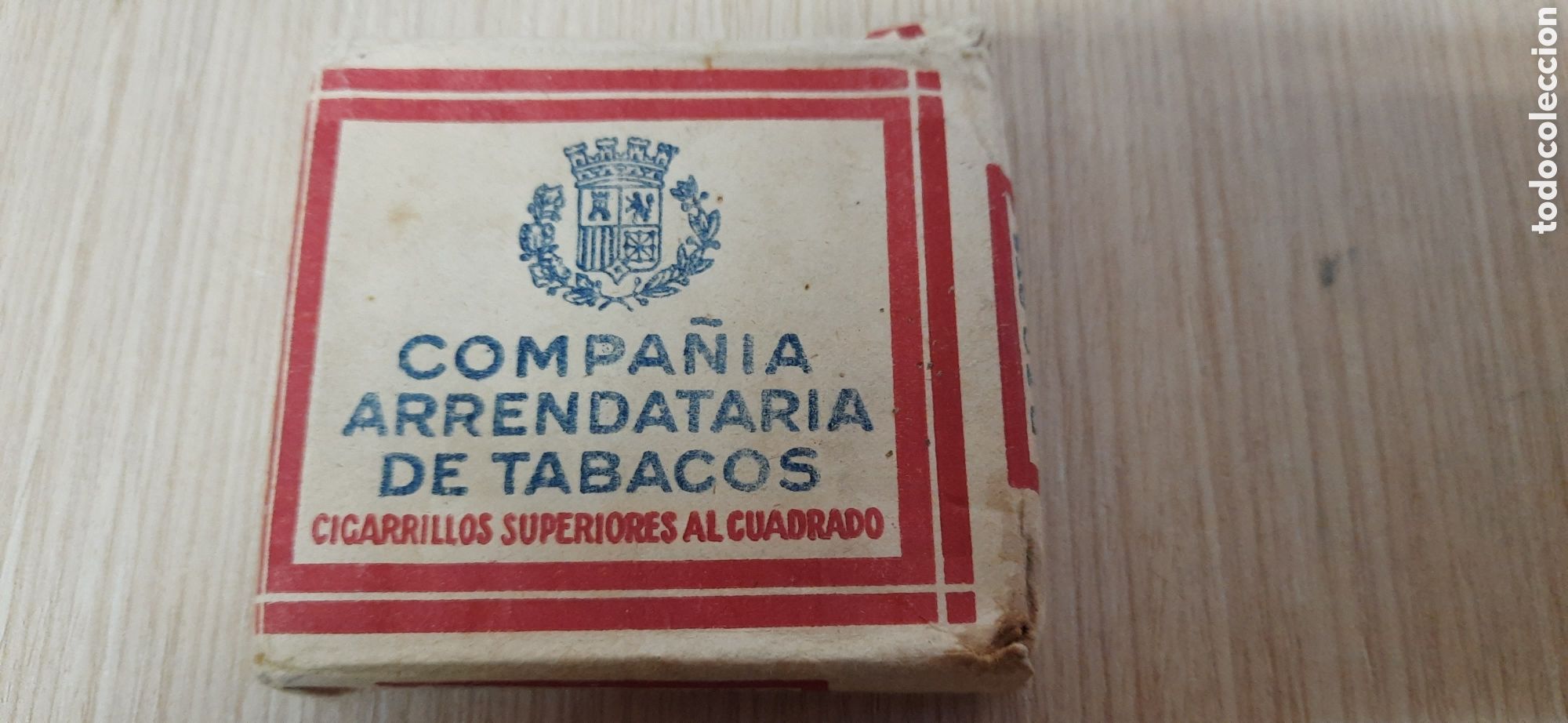 Militaria: PAQUETE DE TABACO COMPA&Ntilde;IA ARRENDATARIA DE TABACOS EPOCA REPUBLICA GUERRA CIVIL original de epoca