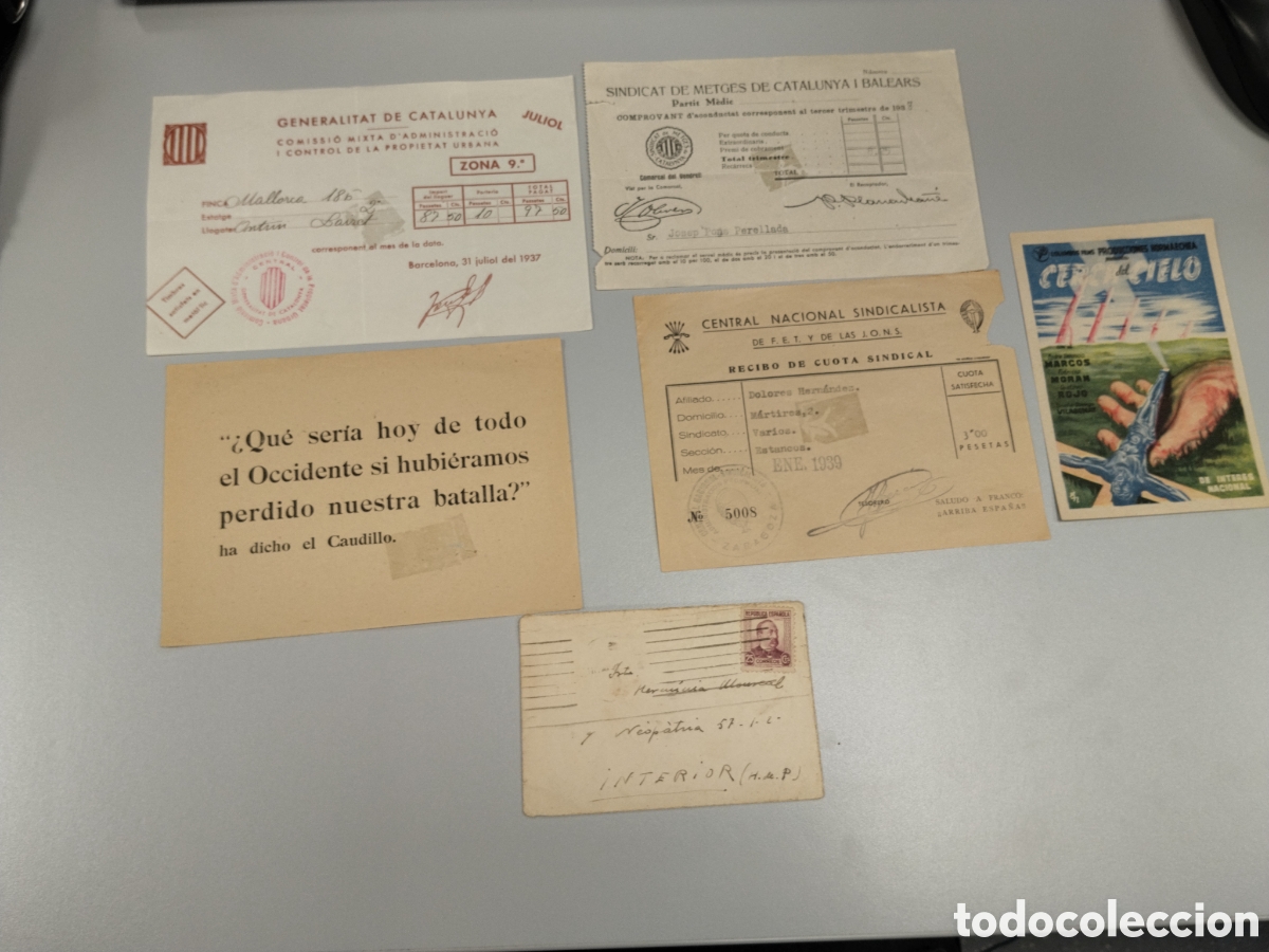 Militaria: Lote documentos guerra civil republicano.ejercito popular.falange.requete.cnt FAI .jsu.sri.brigadas