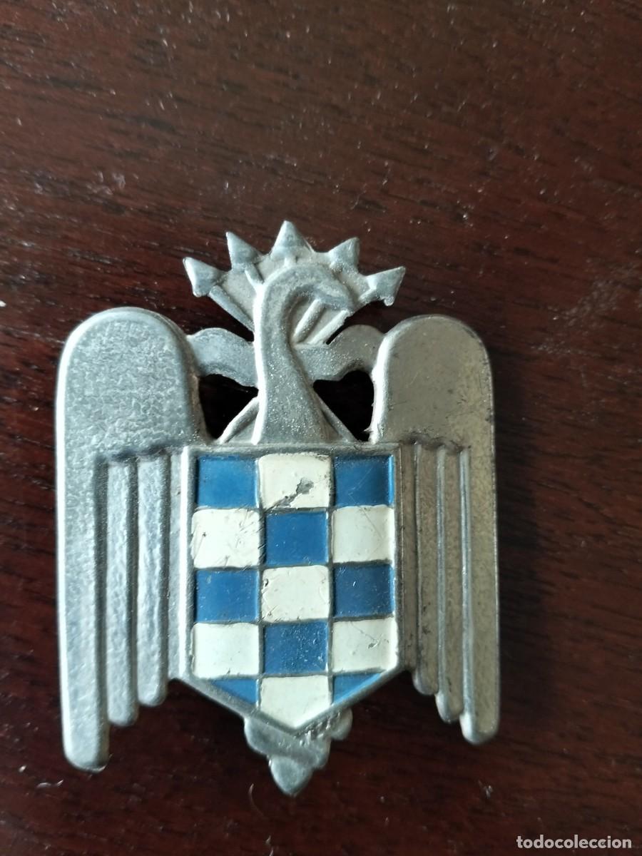 Militaria: PLACA DE PECHO SEU GUERRA VIVIL FIVISION AZUL