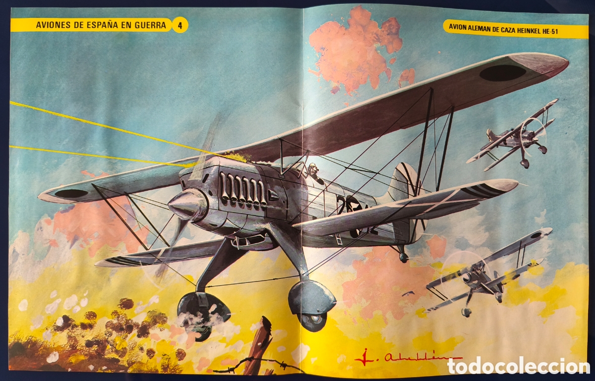 Militaria: AVI&Oacute;N ALEM&Aacute;N DE CAZA HEINKEL HE-51