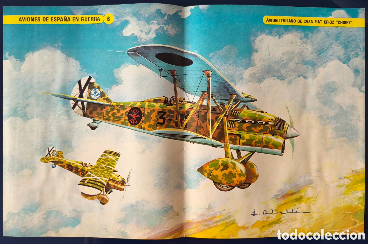 Militaria: AVI&Oacute;N ITALIANO DE CAZA FIAT CR-32 &rdquo;CHIRRI&rdquo;