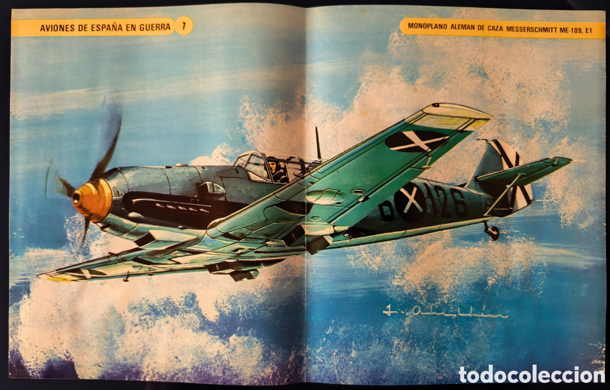 Militaria: AVI&Oacute;N ALEM&Aacute;N DE CAZA MESSERSCHMITT ME-109, E1