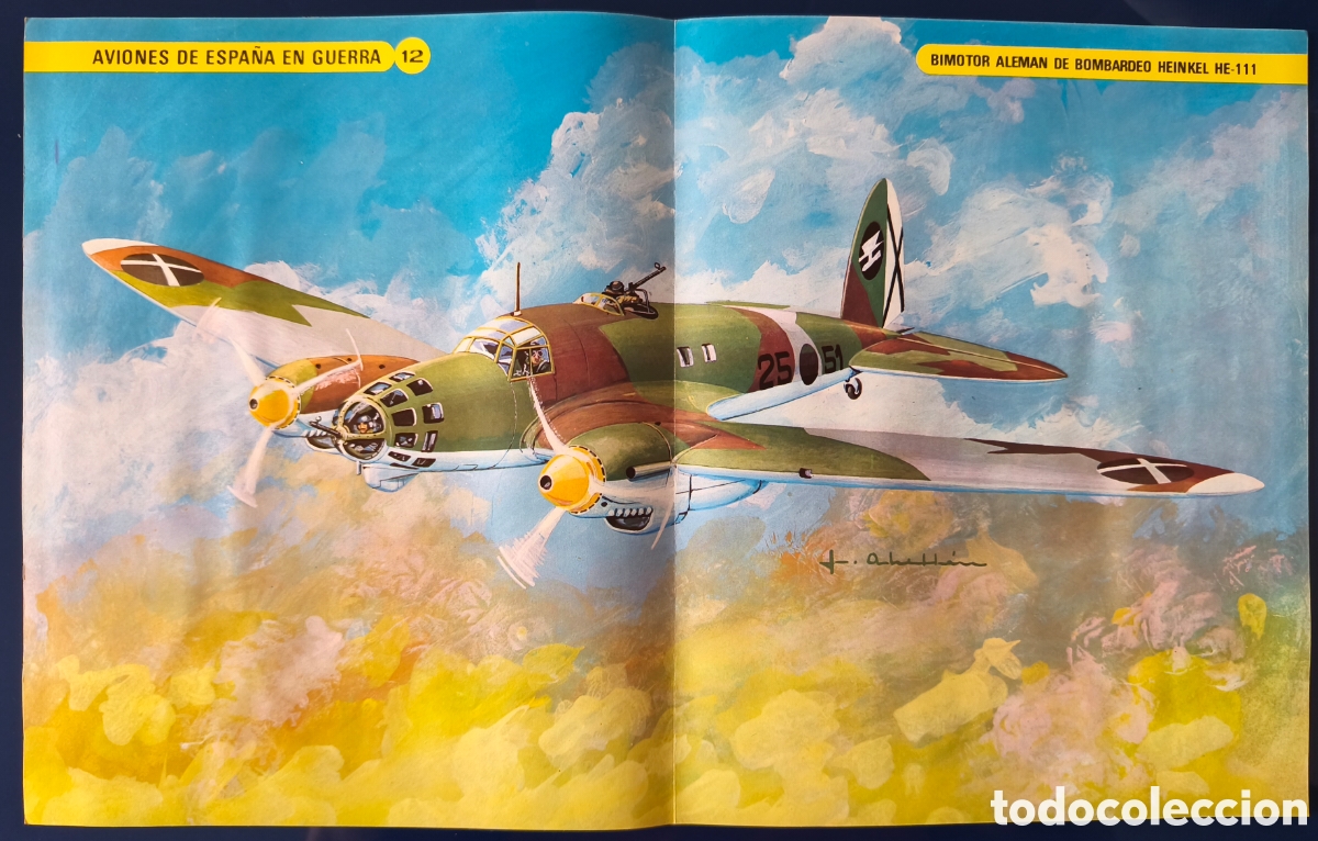 Militaria: AVI&Oacute;N BIMOTOR ALEM&Aacute;N DE BOMBARDEO HEINKEL HE-111