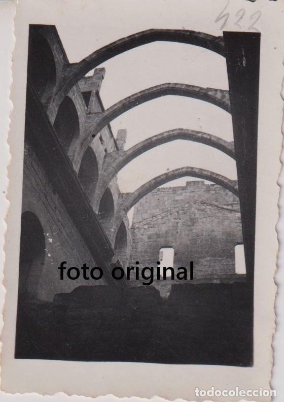 Militaria: VALDERROBRES TERUEL CASTILLO POR DENTRO BOMBARDEO GUERRA CIVIL CTV ITALIA