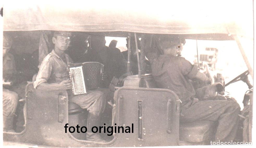 Militaria: LA SENIA SOLDADOS ANTIAEREOS LLEGADA CAMION ORUGA GUERRA CIVIL