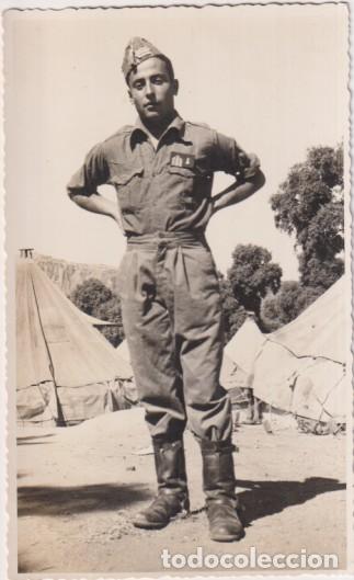 Militaria: Fotograf&iacute;a (13,5x8,5 cm) Sargento. Foto Casa Torr&aacute;s