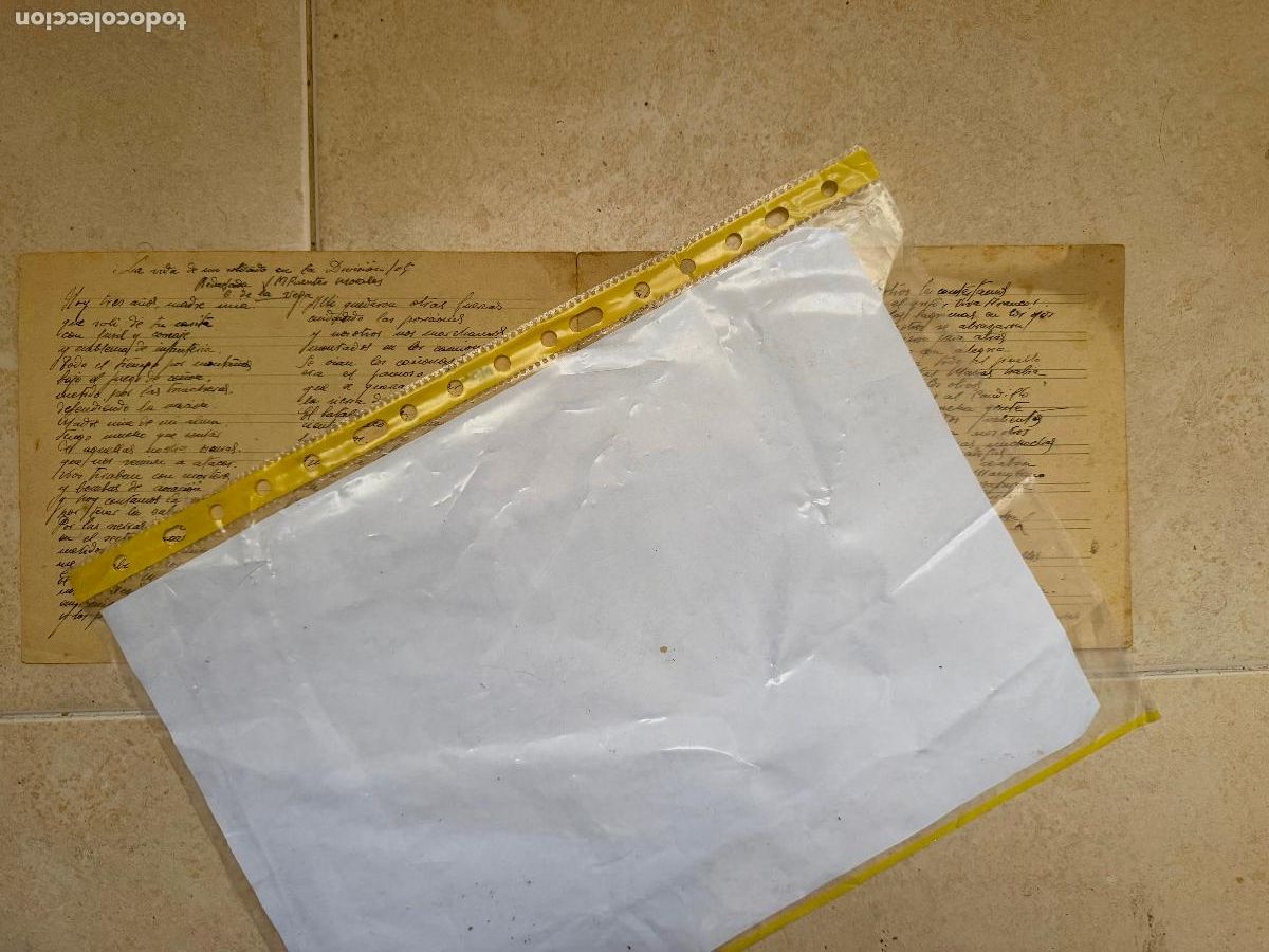 Militaria: Carta la vida de un soldado en la 105 divisi&oacute;n