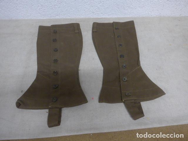 Militaria: Antiguas polainas de tela, originales, de Alfonso XIII a guerra civil