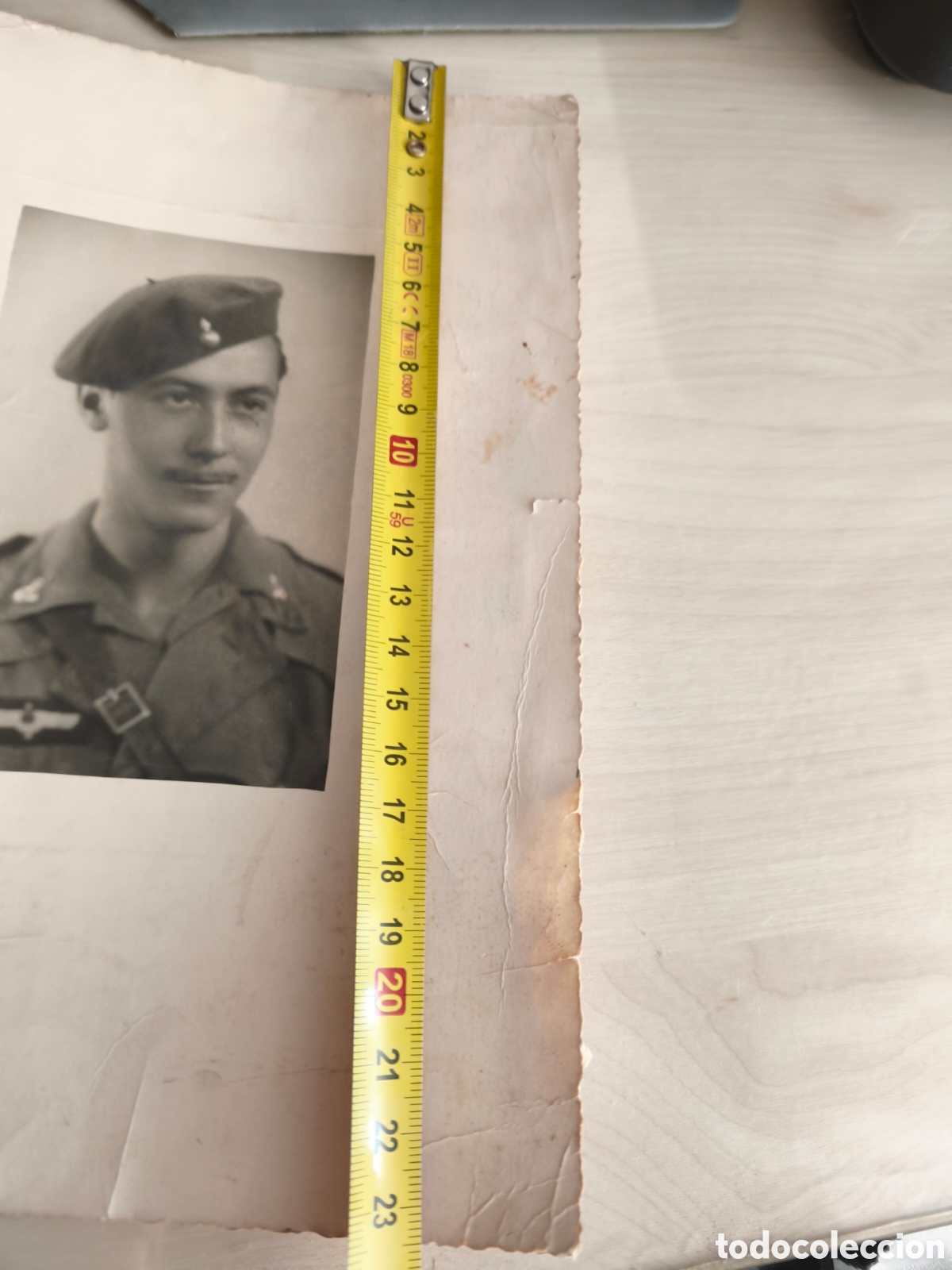 Militaria: Piloto guerra Civil. Requet&eacute;. Foto despegada de un album