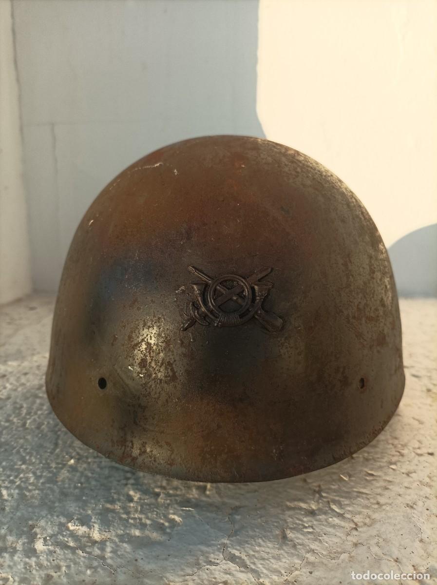 Militaria: Casco m21 ala corta guerra civil espa&ntilde;ola
