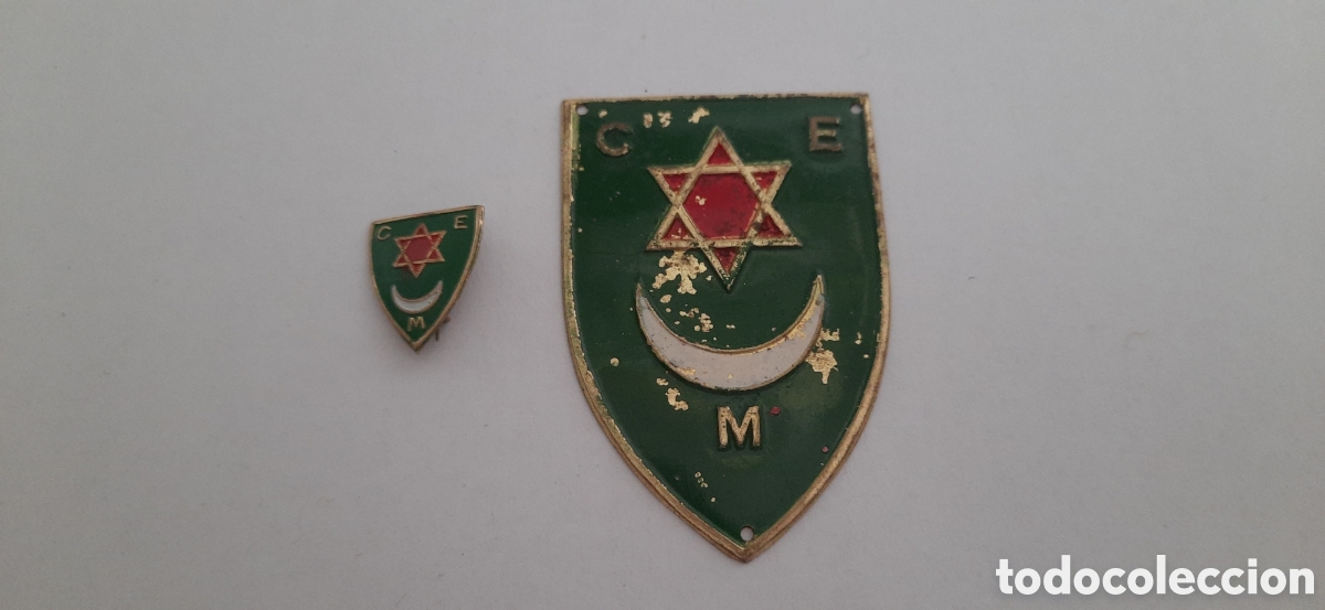 Militaria: insignias chapa del ejercito marroqui guerra civil