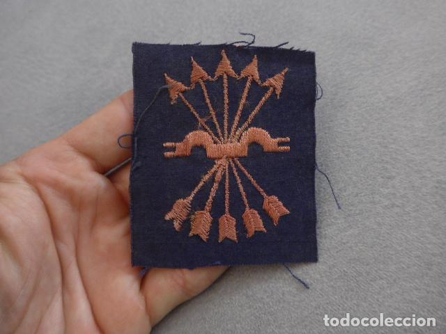 Militaria: Antiguo parche de falange, original, Guerra civil y Division azul.