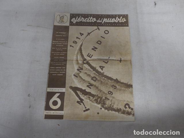 Militaria: Antigua revista republicana Ejercito del Pueblo, 1937, original, Guerra Civil. Boletin.