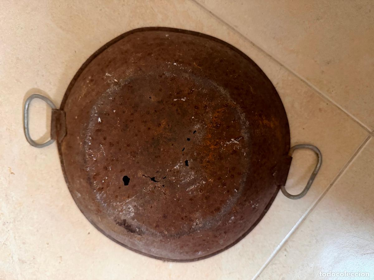 Militaria: Plato de trinchera en hierro