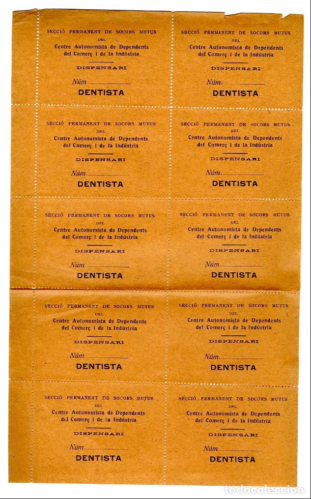 Militaria: Dentista Centre Autonimista Dependents / Dispensari