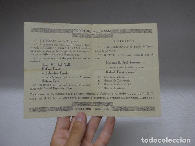 Militaria: Antiguo acto liberacion Alcira de Guerra civil, valencia, coronel de 55 Division del Cuerpo Galicia