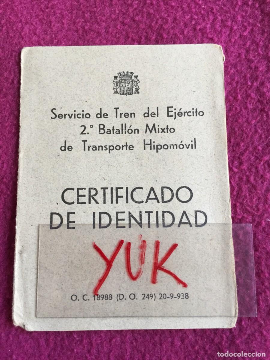 Militaria: CARNET DEL 2&ordm; BATALLON MIXTO DE TRANSPORTE HIPOMOVIL 1938 VALENCIA- TREN DEL EJERCITO - GUERRA CIVIL