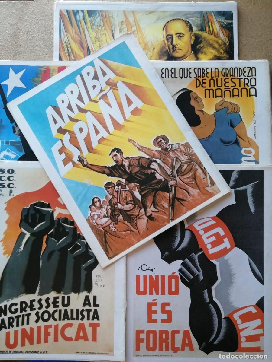 Militaria: LOTE 110 REPRODUCCIONES CARTELES GUERRA CIVIL ESPA&Ntilde;OLA (SIN ENCUADERNAR) CARTELES DE LOS DOS BANDOS