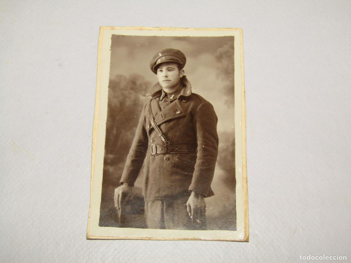 Militaria: Antigua Fotograf&iacute;a de Estudio de Militar Republicano Arma de Ingenieros