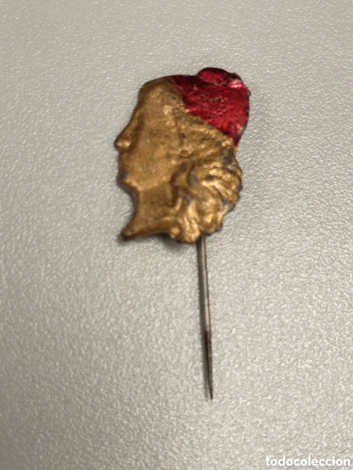 Militaria: Insignia de aguja republicana guerra civil.ejercito popular republica.miliciano.psuc.cnt FAI.pce.pso